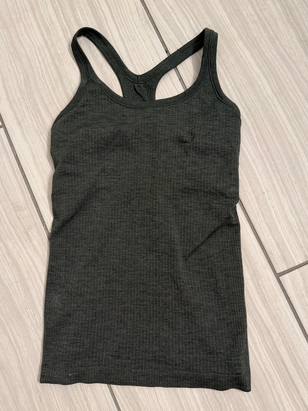 Lululemon Women's Dark Green Racerback Tank Top